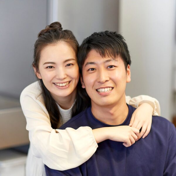 Young, happy couple.